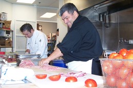 Chef Jean Marie Josselin at work