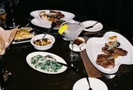 Entree with sides 