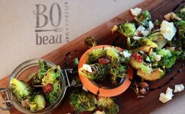 Crispy Brussels Sprouts & Balsamic-Port Reduction 