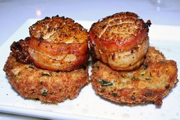 Scallops Wrapped in Bacon